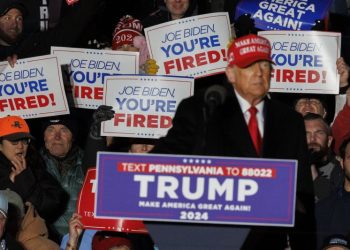 Trump supporters echo pro-Palestinian ‘genocide Joe’ chant